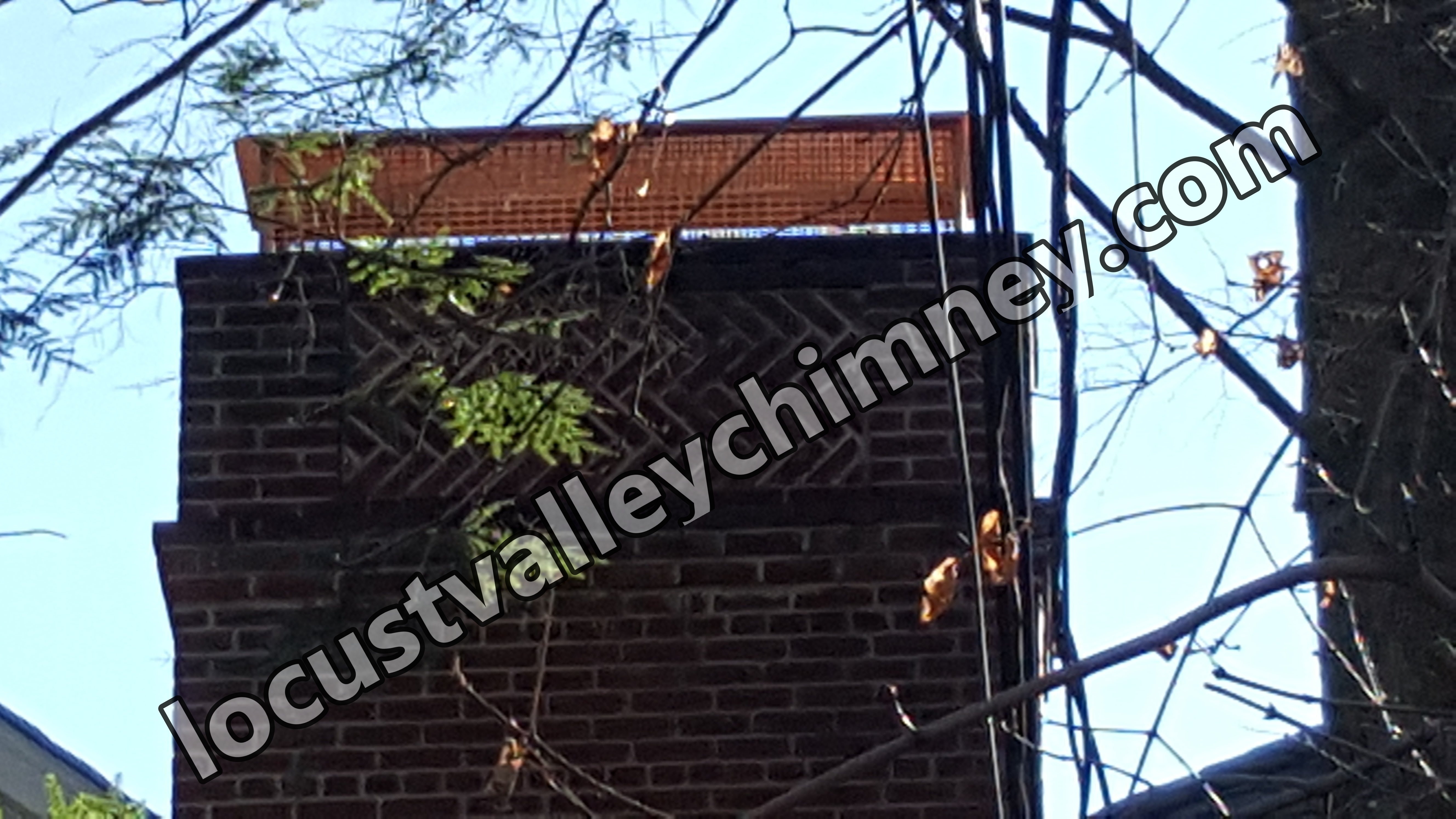 Animal-proof chimney cap protecting home in Locust Valley, New York